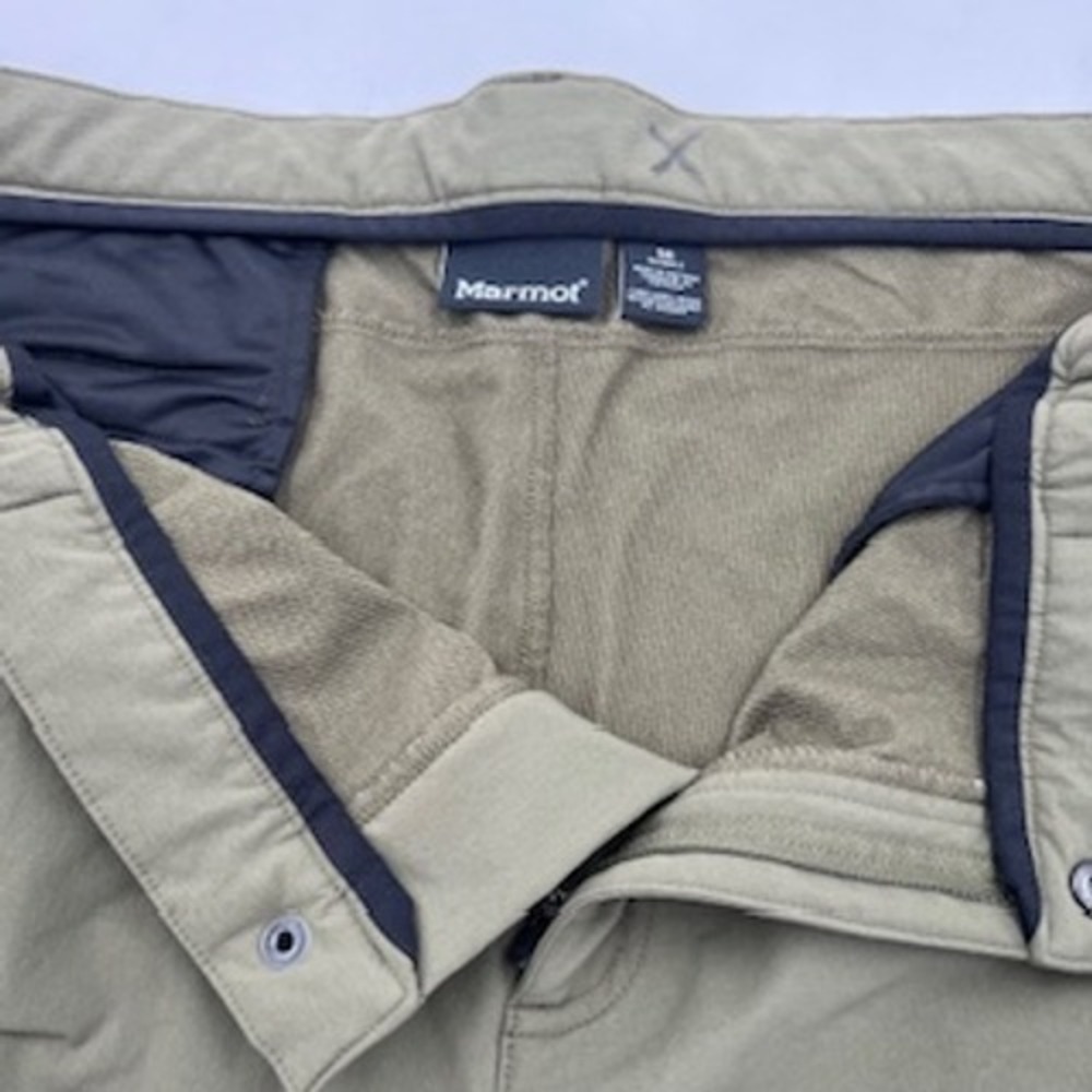 Marmot Mens Hiking Pants Olive Green Stretch Cargo Outdoor Trousers 38 Short - Picture 3 of 14